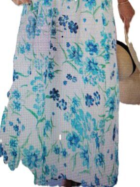 Sleeveles Crinkle Maxi Dress